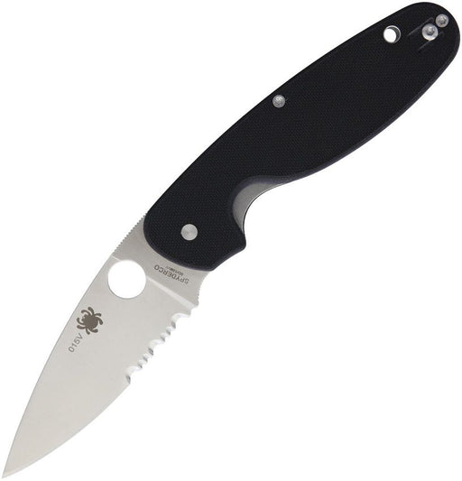 Spyderco Emphasis Linerlock (Black) (3.63" Satin) [C245GPS]