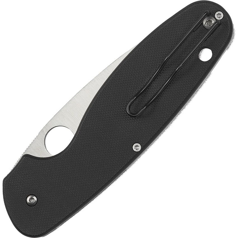 Spyderco Emphasis Linerlock (Black) (3.63" Satin) [C245GP] - Image 2