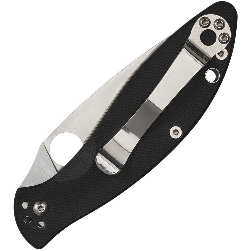 Spyderco Astute Linerlock (Black) (3" Satin) [C252GP] - Image 2