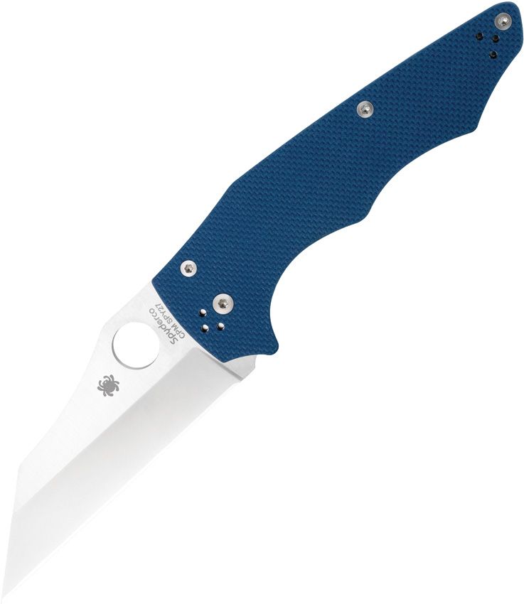 Spyderco Yojumbo Compression Lock (Blue) (4" Satin) [C253GPCBL]