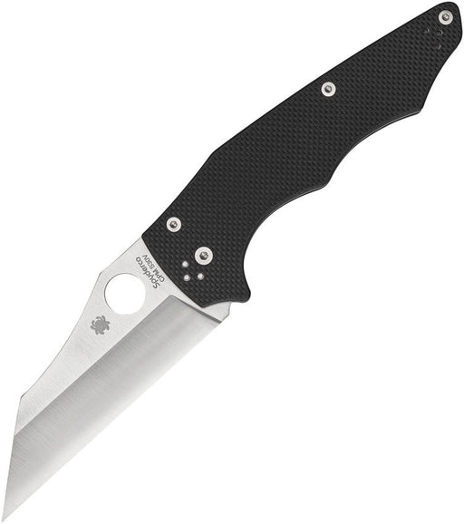 Spyderco YoJumbo Compression Lock (Black) (4" Satin) [C253GP]