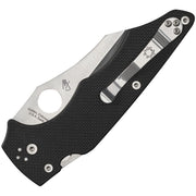 Spyderco YoJumbo Compression Lock (Black) (4" Satin) [C253GP] - Image 2