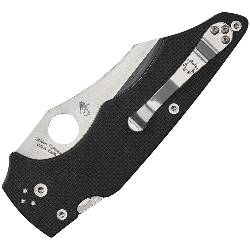 Spyderco YoJumbo Compression Lock (Black) (4" Satin) [C253GP] - Image 2
