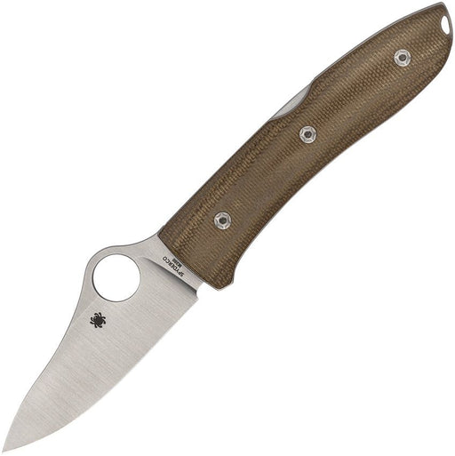 Spyderco SpyOpera Lockback Brown (Brown) (2.88" Satin) [C255CMP]