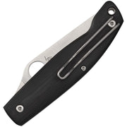 Spyderco Pattadese Linerlock (Black) (3.13" Satin) [C257GP] - Image 2