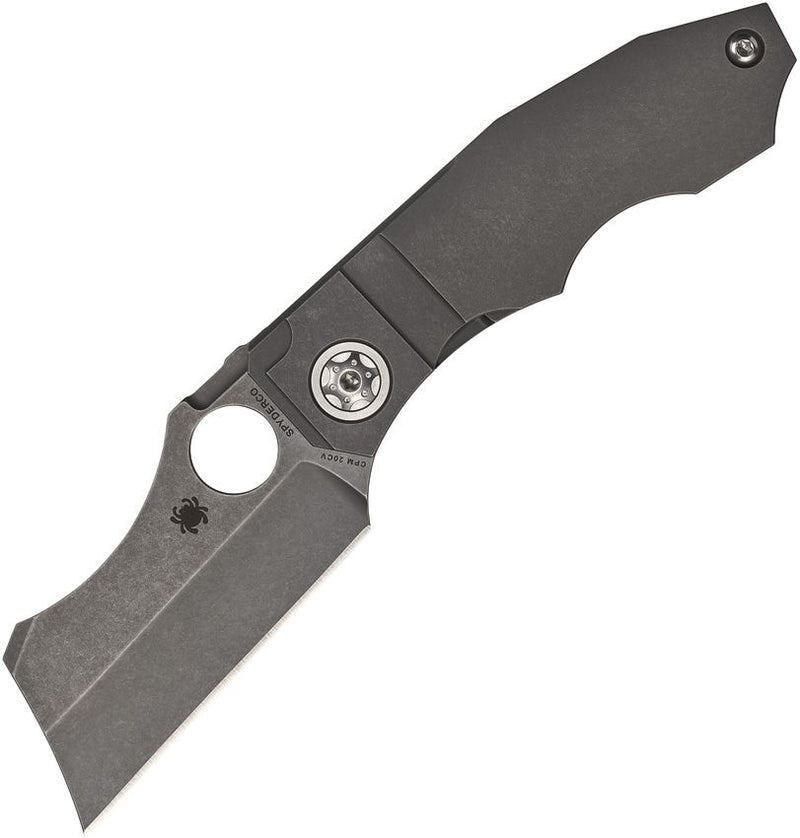 Spyderco Stovepipe RIL Titanium (Stainless) (2.75" Stonewash) [C260TIP]