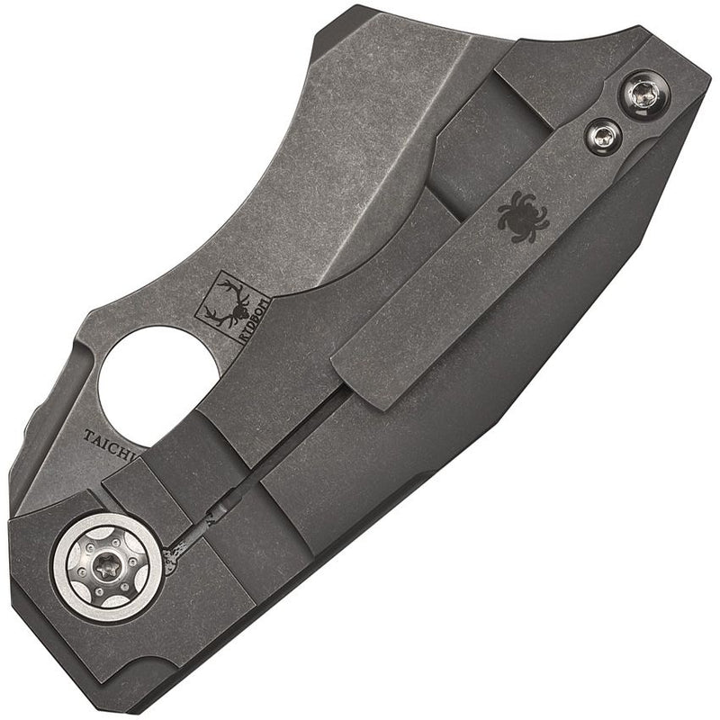 Spyderco Stovepipe RIL Titanium (Stainless) (2.75" Stonewash) [C260TIP] - Image 2