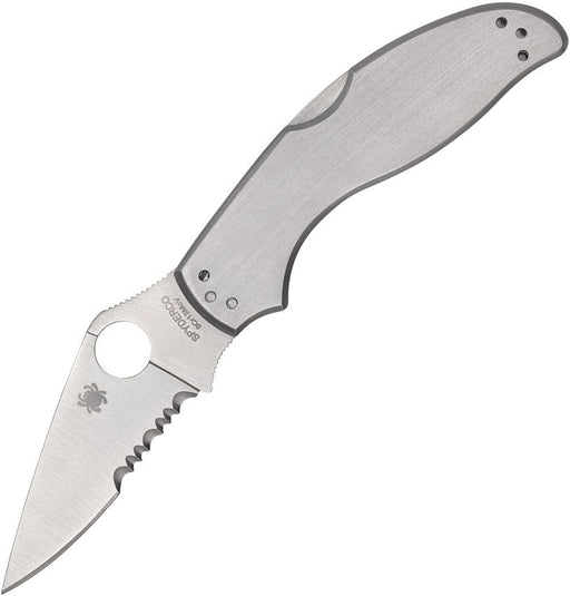 Spyderco Uptern Lockback (Stainless) (2.88" Satin) [C261PS]