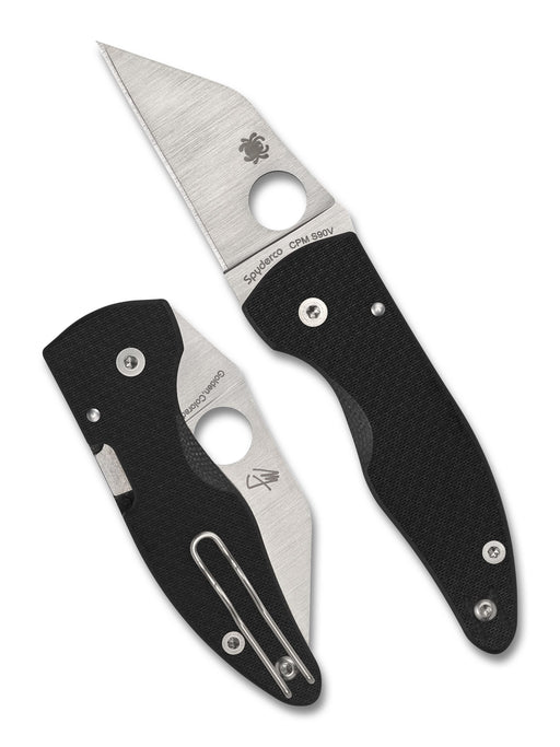 Spyderco MicroJimbo Carbon Fiber CPM S90V Sprint Run Folding Knife [C264CFP] - product view 1