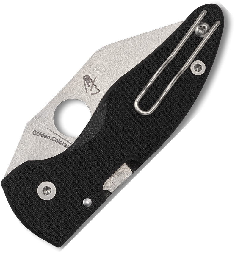 Spyderco MicroJimbo Carbon Fiber CPM S90V Sprint Run Folding Knife [C264CFP] - product view 5