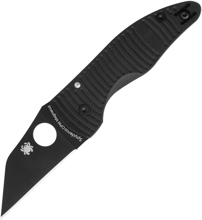 Spyderco MicroJimbo Compress Lock (Black) (2.5" Black) [C264GMCBKP]