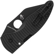 Spyderco MicroJimbo Compress Lock (Black) (2.5" Black) [C264GMCBKP] - Image 2