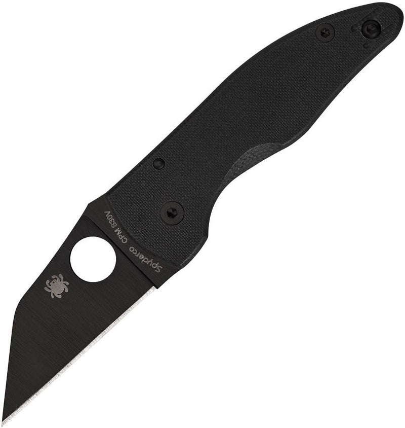 Spyderco MicroJimbo Compression Lock (Black) (2.5" Black) [C264GPBK]