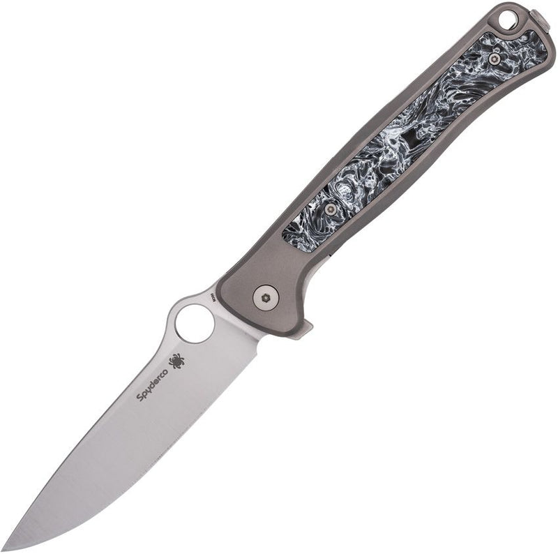 Spyderco Slym Reeve Integral Lock (Gray) (3.38" Satin) [C271TIP]