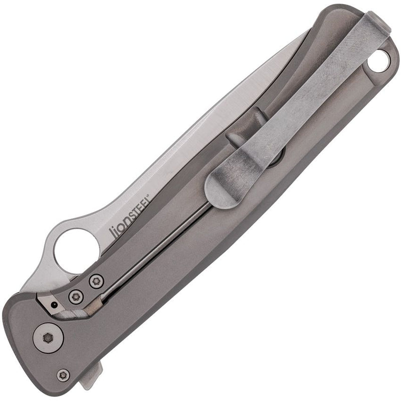 Spyderco Slym Reeve Integral Lock (Gray) (3.38" Satin) [C271TIP] - Image 2