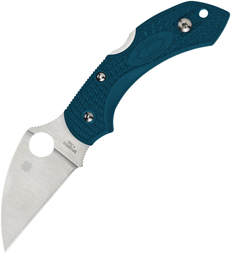 Spyderco Dragonfly 2 Lockback Blue (Blue) (2.25" Satin) [C28FP2WK390]