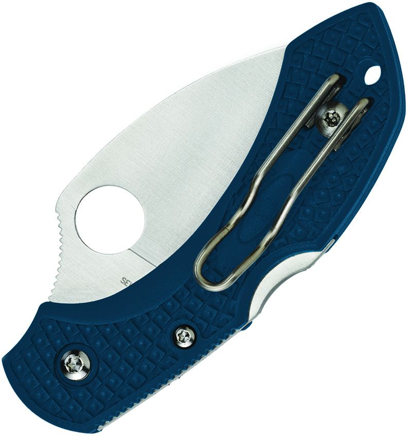 Spyderco Dragonfly 2 Lockback Blue (Blue) (2.25" Satin) [C28FP2WK390] - Image 2