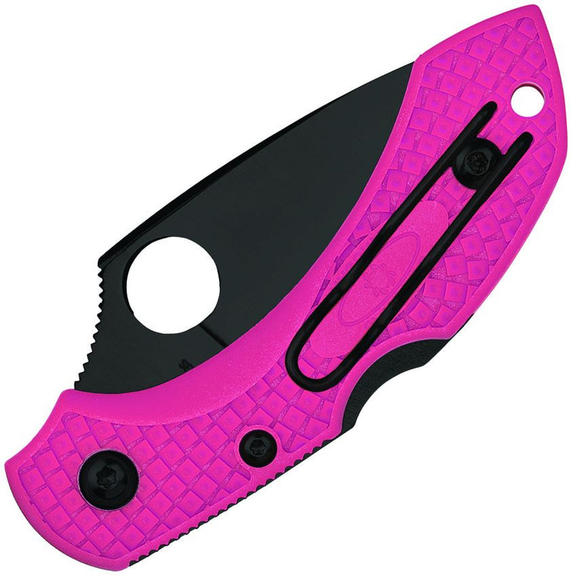 Spyderco Dragonfly 2 Pink Heal (2.25" Black) - Image 2