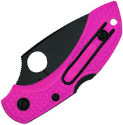 Spyderco Dragonfly 2 Lockback Pink Heal (Black) (2.25" Black) [C28FPPNS30VBK2] - Image 2