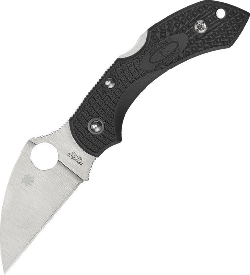 Spyderco Dragonfly 2 Lockback (Black) (2.38" Satin) [C28FPWCBK2]