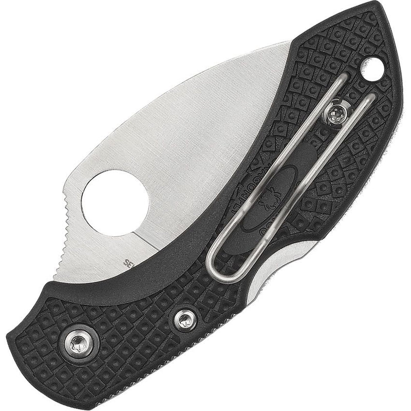 Spyderco Dragonfly 2 Lockback (Black) (2.38" Satin) [C28FPWCBK2] - Image 2