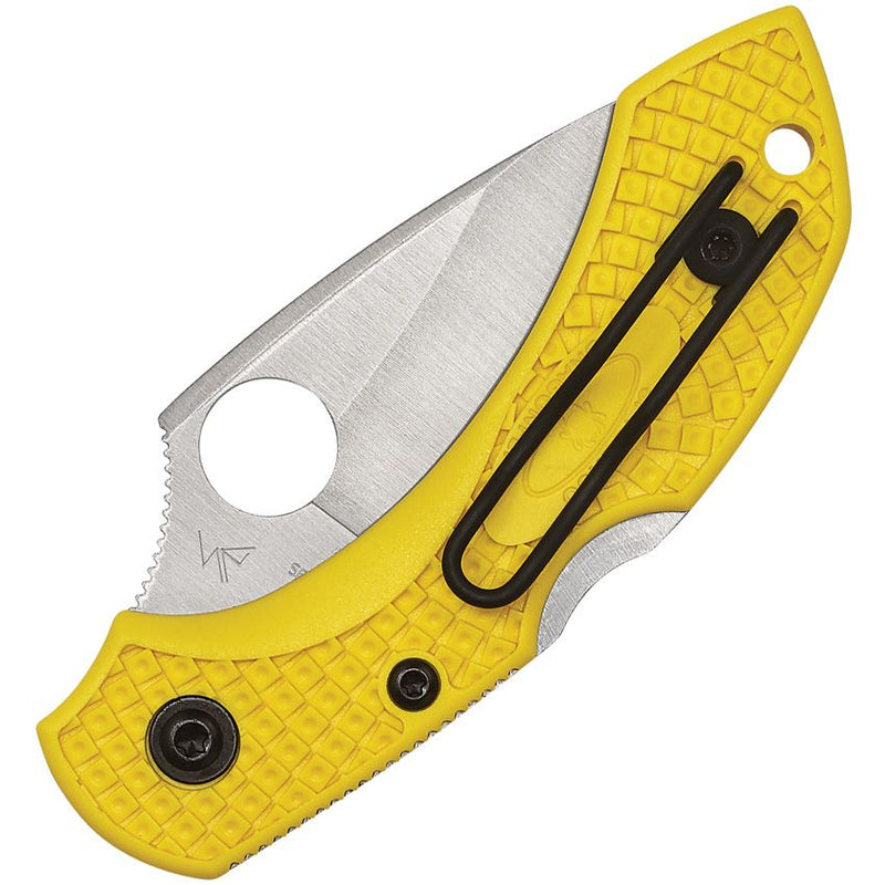 Spyderco Dragonfly 2 (Yellow) (2.38" Satin) [C28PYL2] - Image 2