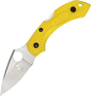 Spyderco Dragonfly 2 (Yellow) (2.38" Satin) [C28PYL2]
