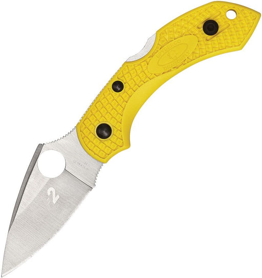 Spyderco Dragonfly 2 (Yellow) (2.38" Satin) [C28PYL2]
