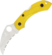 Spyderco Dragonfly 2 Salt Lockback (Red) (2.25" Satin) [C28SYL2HB]