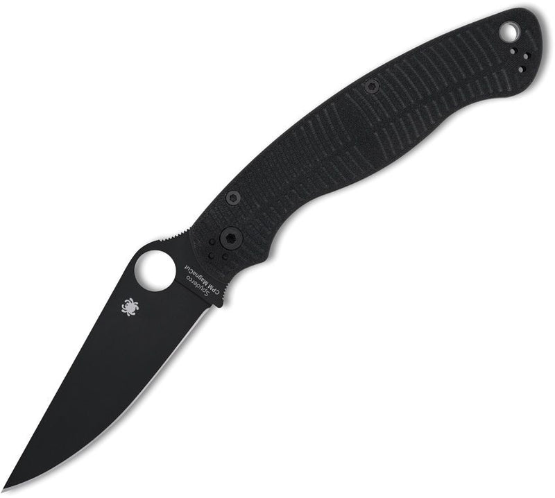 Spyderco Military 2 Compression Salt (Black) (4" Black) [C36GMCBKP2]