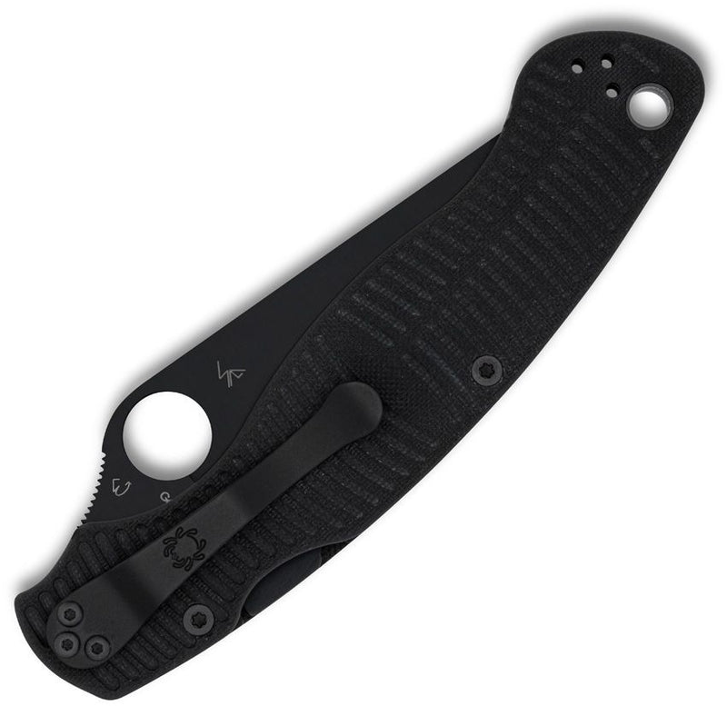 Spyderco Military 2 Compression Salt (Black) (4" Black) [C36GMCBKP2] - Image 2