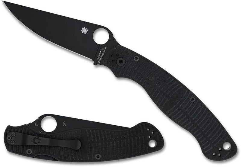 Spyderco Military 2 Compression Salt (Black) (4" Black) [C36GMCBKP2] - Image 3