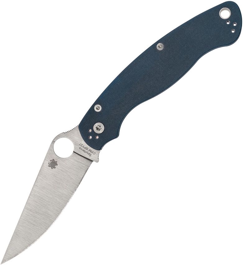 Spyderco Military 2 Compression Cobalt (Blue) (4" Satin) [C36GPCBL2]