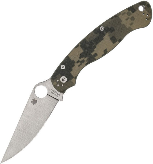 Spyderco Military 2 Compression Lock (4" Satin) [C36GPCMO2]