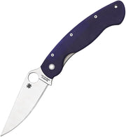 Spyderco Military Model Dark Blue (Blue) (5.5" Satin) [C36GPDBL]
