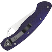 Spyderco Military Model Dark Blue (5.5" Satin) - Image 2