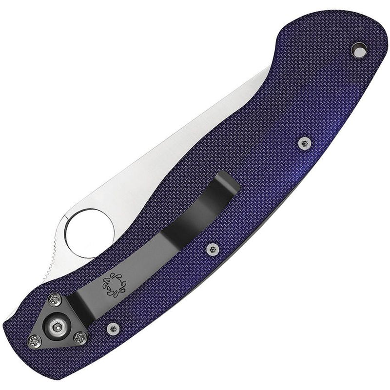 Spyderco Military Model Dark Blue (5.5" Satin) - Image 2