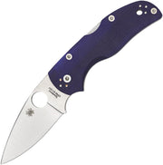 Spyderco Native 5 Lockback Blue (Blue) (3" Satin) [C41GPDBL5]