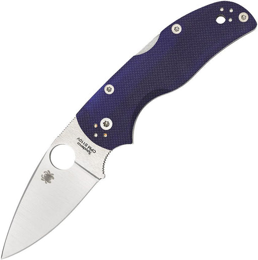 Spyderco Native 5 Lockback Blue (Blue) (3" Satin) [C41GPDBL5]