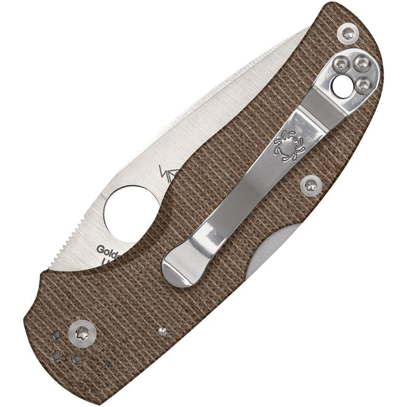 Spyderco Native 5 Micarta (3" Satin) - Image 2