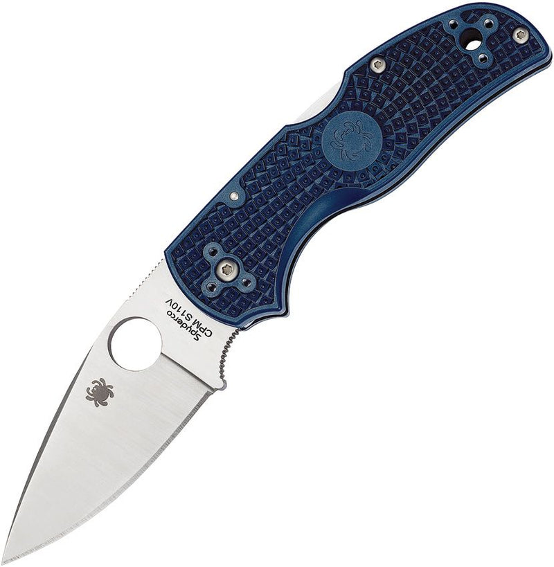 Spyderco Native 5 Lockback Blue (Blue) (3" Satin) [C41PDBL5]