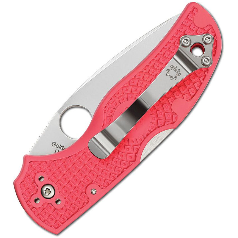 Spyderco Native 5 Pink Heals (3" Satin) - Image 2