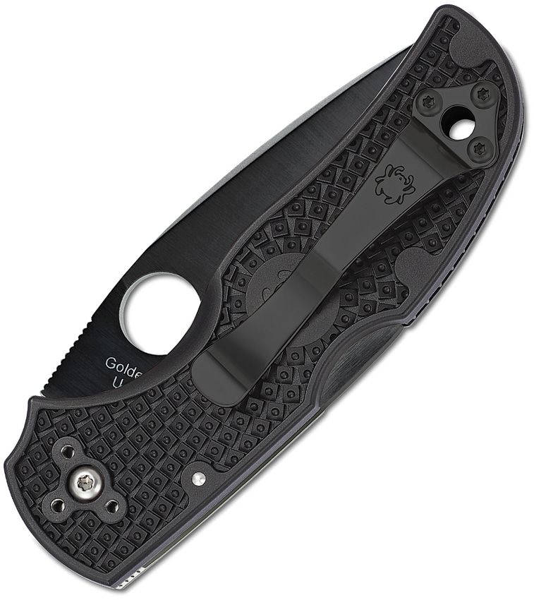 Spyderco Native 5 Black Serr (3" Black) - Image 2