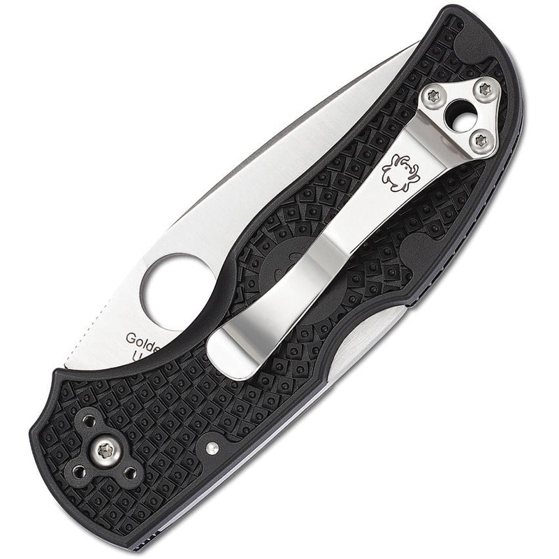 Spyderco Native 5 Lockback Serrated (Black) (3" Satin) [C41PSBK5] - Image 2
