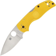 Spyderco Native 5 Salt Lockback Yellow (Yellow) (3" Satin) [C41PYL5]