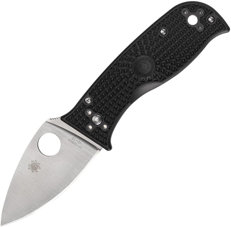 Spyderco Lil Temperance 3 Com Lock (Black) (3" Satin) [C69PBK3]