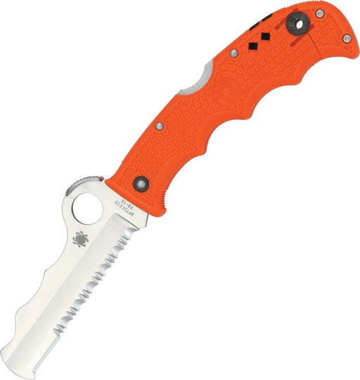 Spyderco Assist Lockback Orange (Orange) (3.75" Satin) [C79PSOR]