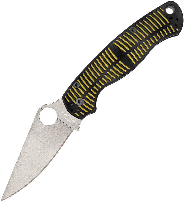 Spyderco Para Military 2 Compression (Black) (3.5" Satin) [C81GBKYLMCP2]