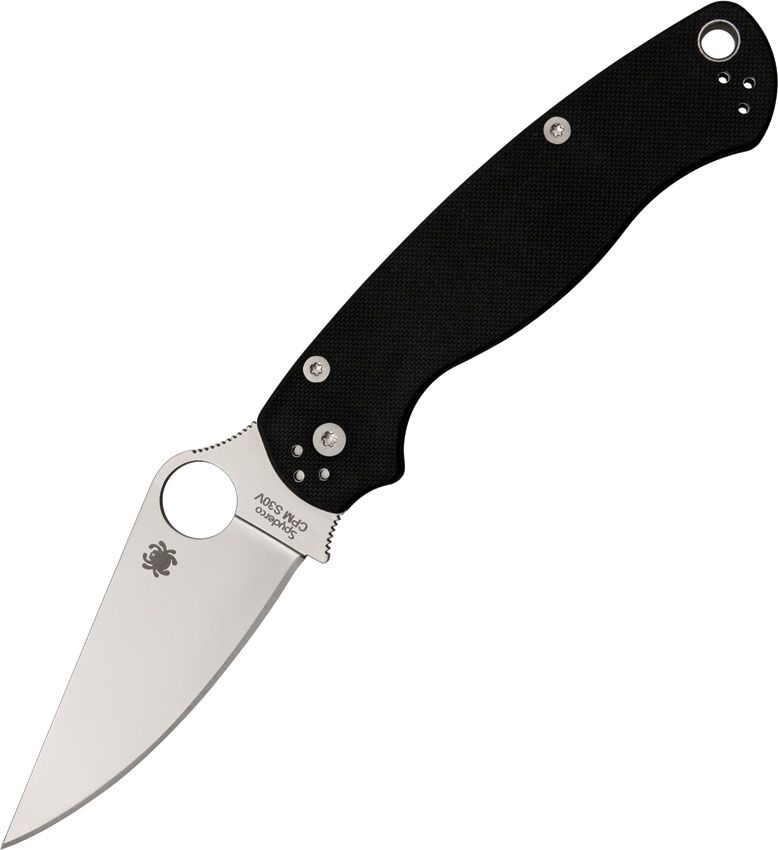 Spyderco Para Military 2 Comp Lock (Black) (3.5" Satin) [C81GP2]