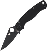 Spyderco Para Military 2 Comp Lock (Black) (3.5" Satin) [C81GPBK2]